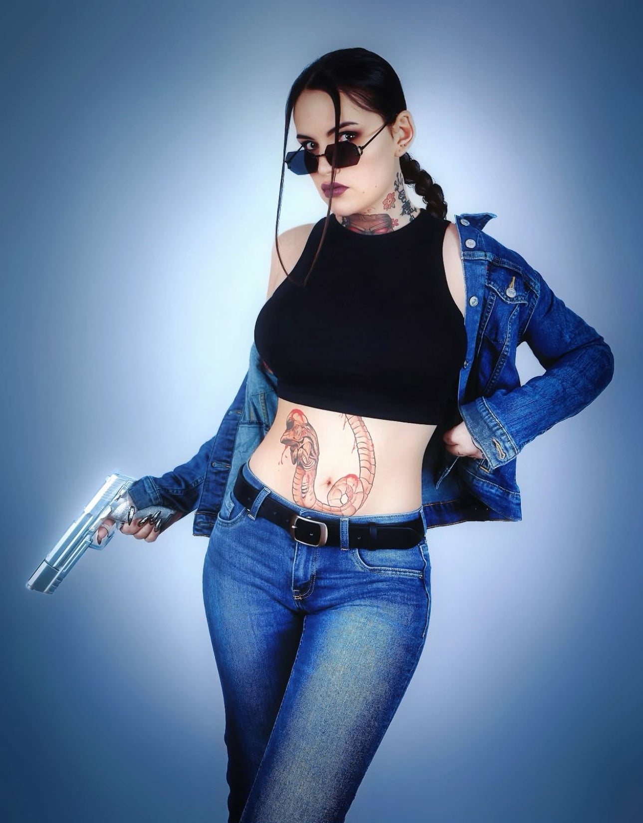 Carte Signée Laura Croft Casual in Paris